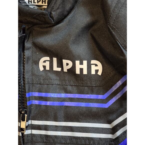 NWT ALPHA CYCLE GEAR BREATHABLE BIKERS RIDING PROTECTION MOTORCYCLE SUIT -SZ SML - Picture 2 of 11